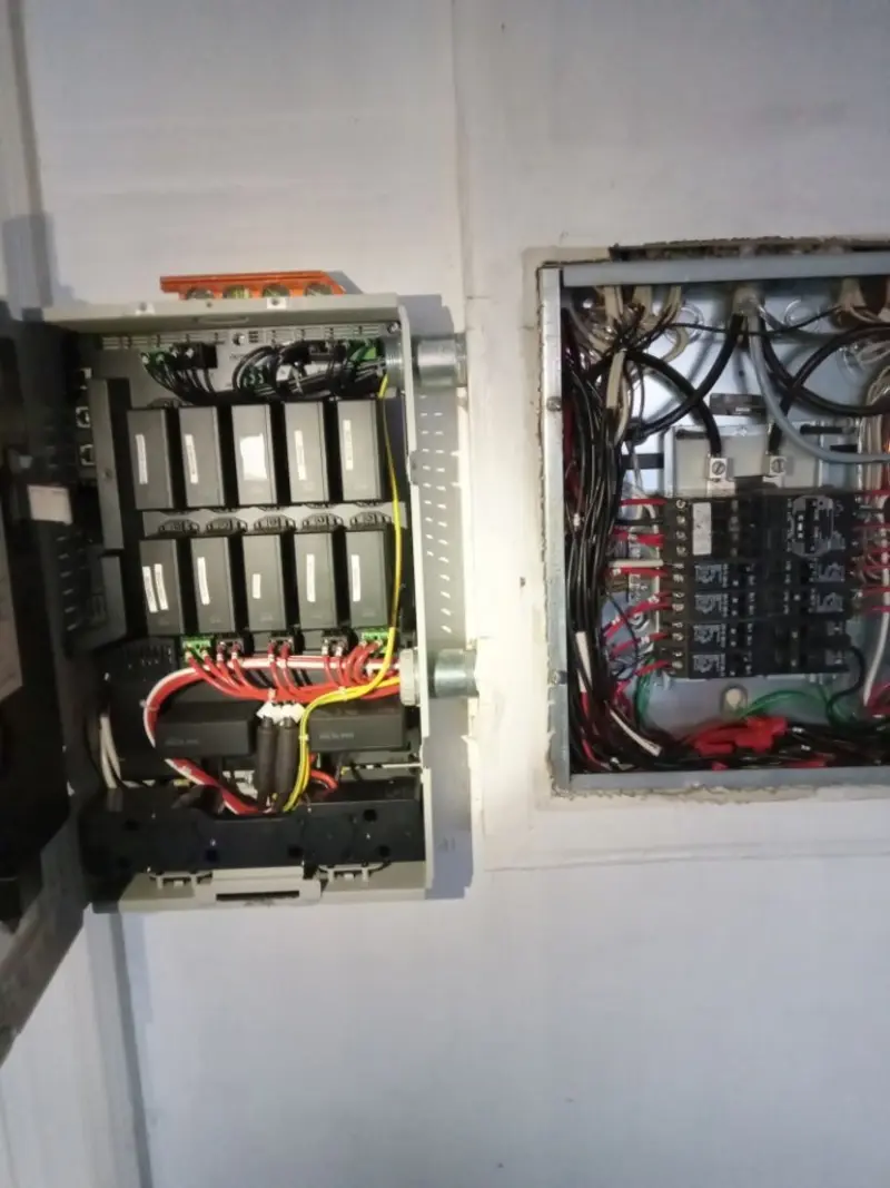 Electrical panel upgrade completed for Security Camera Wiring in Stone Ridge